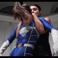 Power Ranger Girl vs Hot Villain