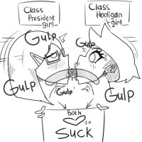 Double dildo suck by senseipaint on Newgrounds
