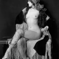 Virginia Biddle C. 1927 Nude Ziegfeld Follies Star