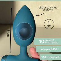 Anal Plug with Rechargeable Bullet Spice it Up Perfection 2.0 8014-05lola