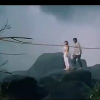 Archana aka Veda Sastry Hot Romantic Scene at Waterfall From Tamil Movie