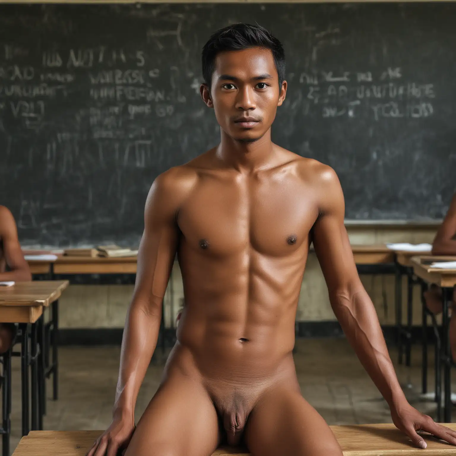 Young man nude ai