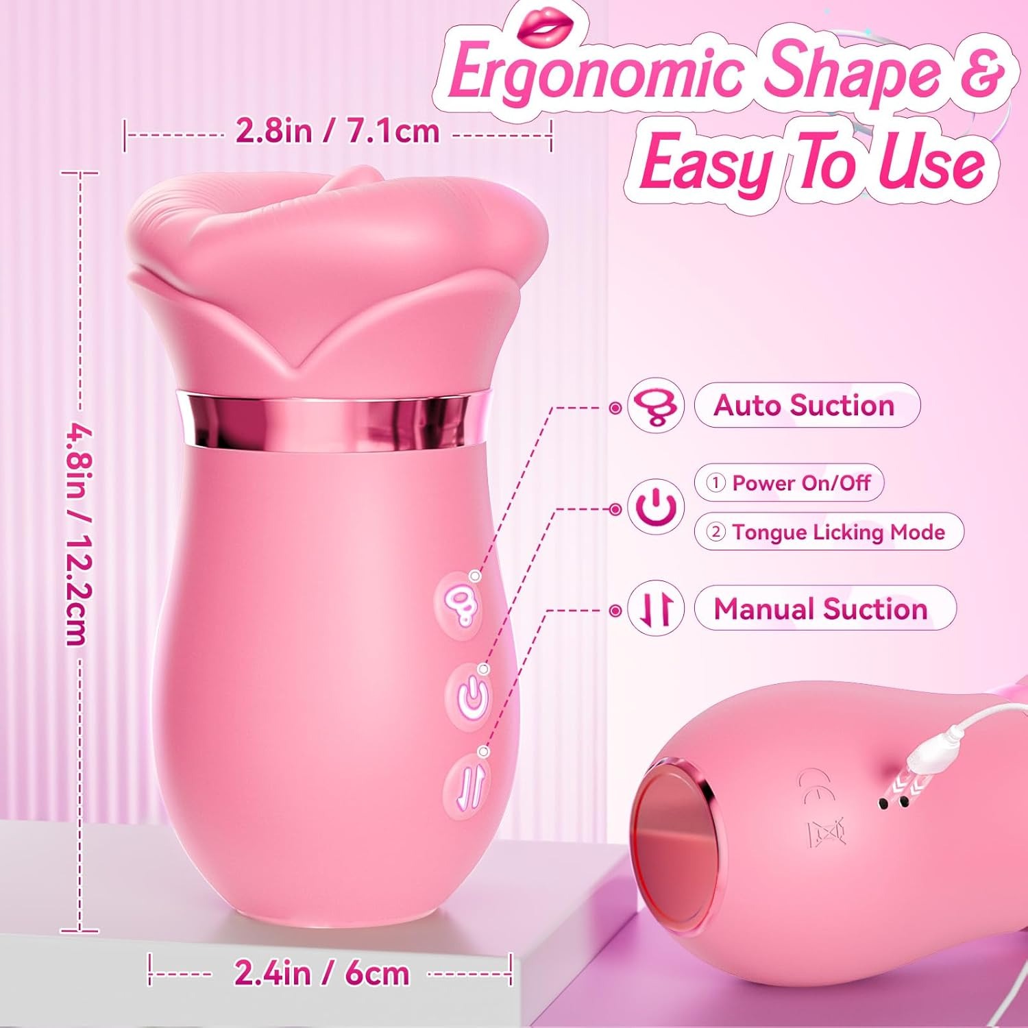 Anal licking toy