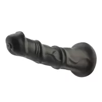 Fantasy Consolador Negro Accesorio 24 cm KlicLok y Ventosa