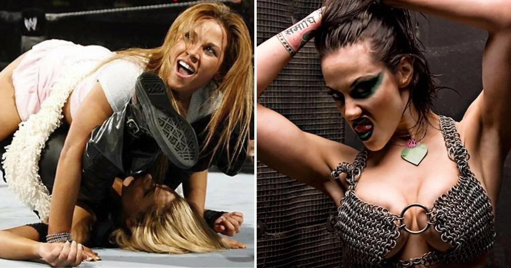 Sexy female wrestling