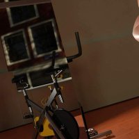 Ruby Roses Unique Dildo-Mounted Bike Riding Pussy Workout