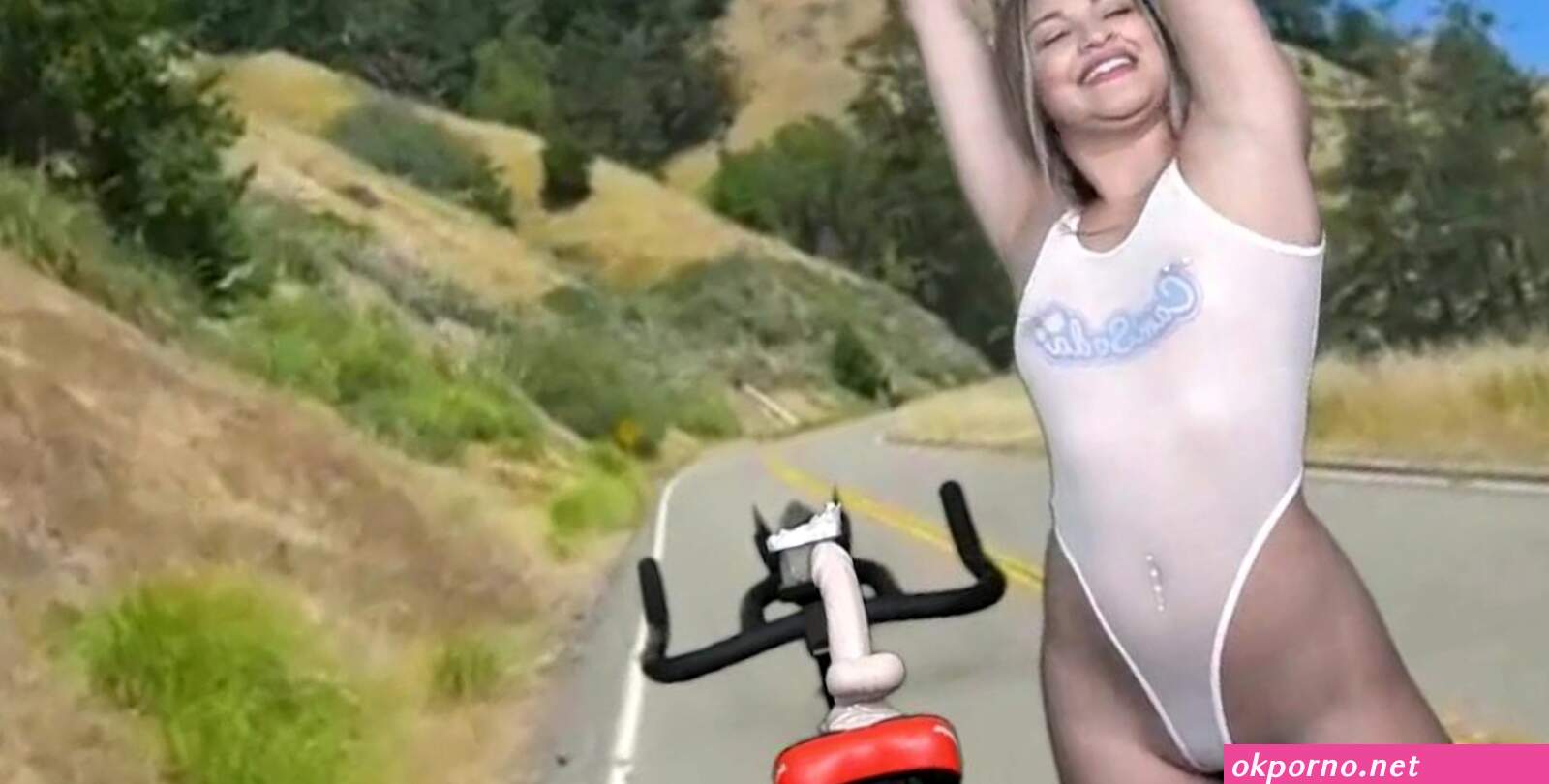 Dildo on bike