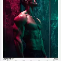 Les Hommes Du Rugby Wall Calendar: Size A3 Ledger