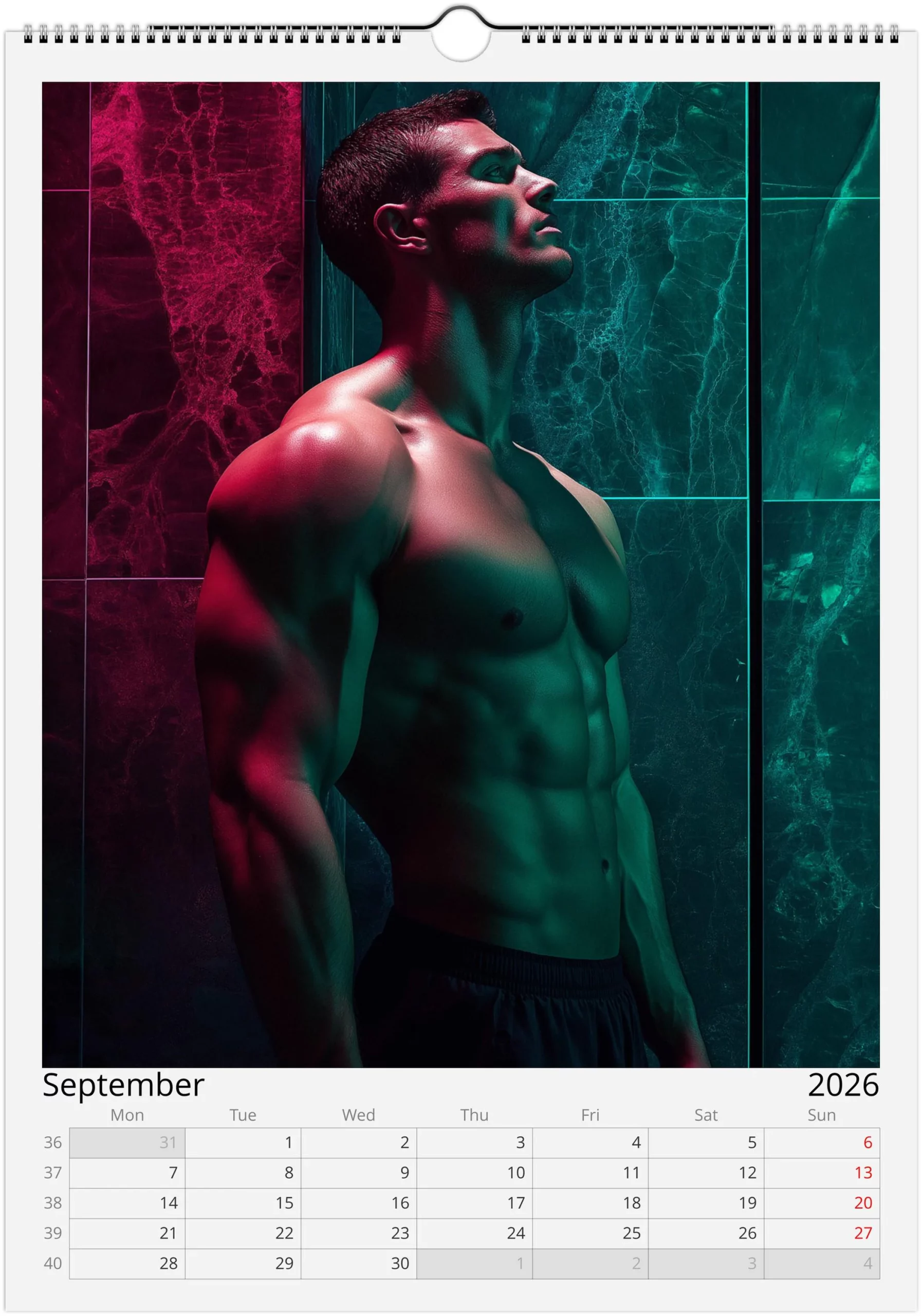 French rugby calendar naked