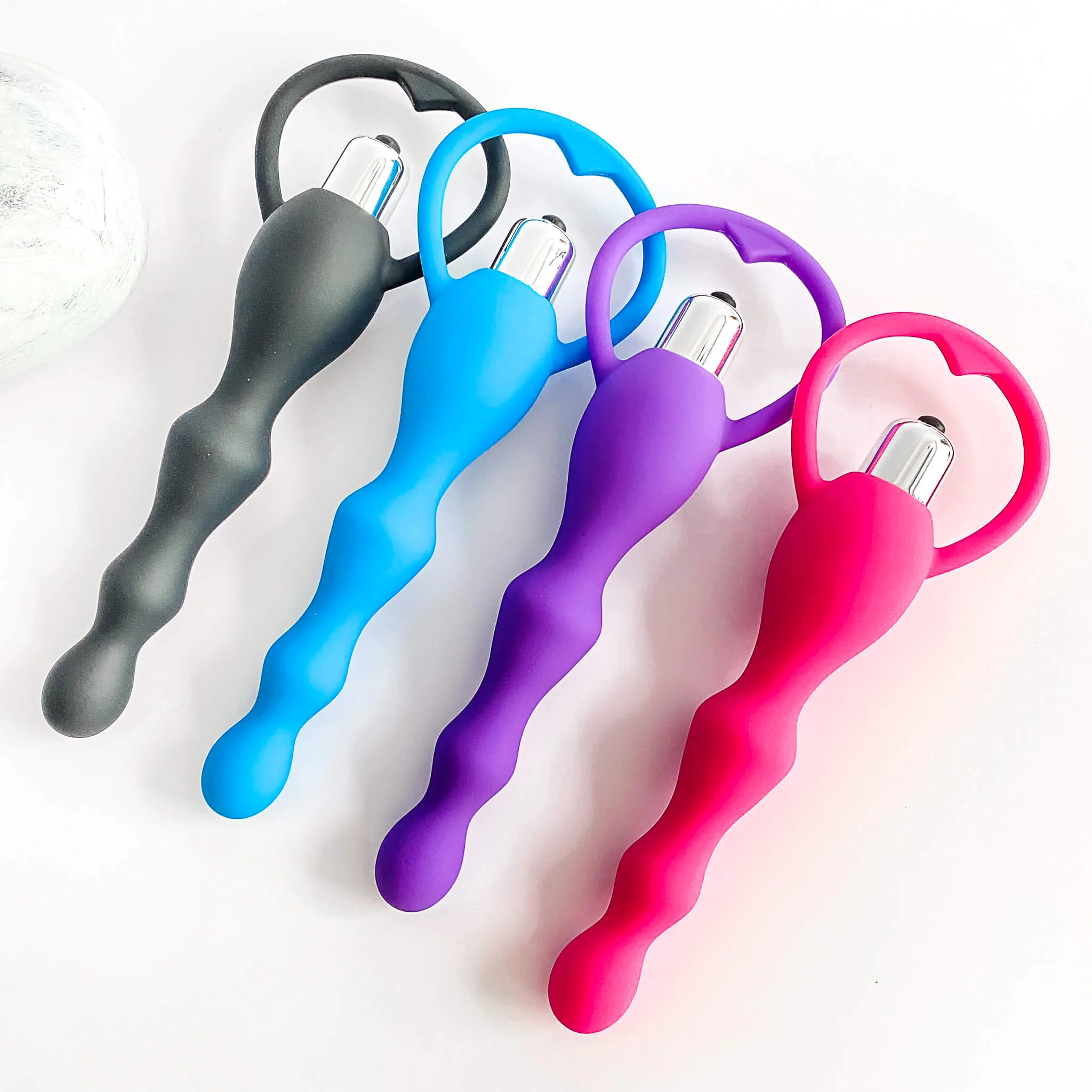 Vibrating anal beads