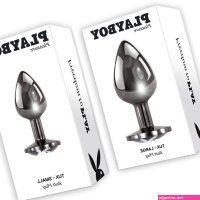 Playboy Tux Metal Anal Plug 2 Sizes Available