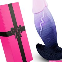 7 Soft Silicone Realistic Large Thick Dildo Butt Plug Wearable Fantasy Monst...