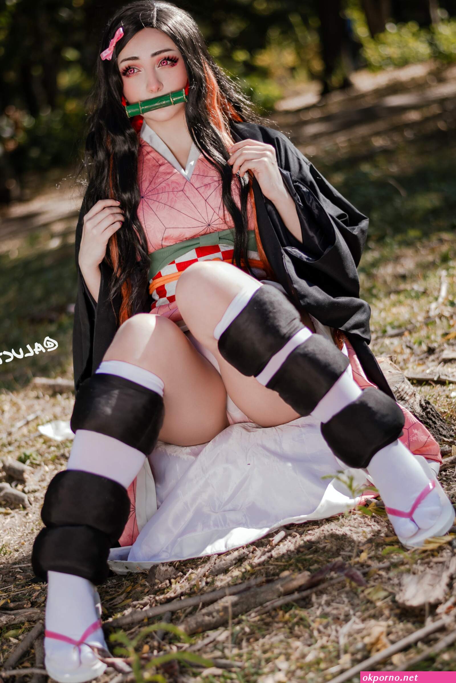 Nezuko cosplay creampie leaked