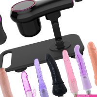 Duwende Seksmachine met 8 Accessoires Afstandsbediening Liefde Machine voor Vaginale Anale Seks Massage