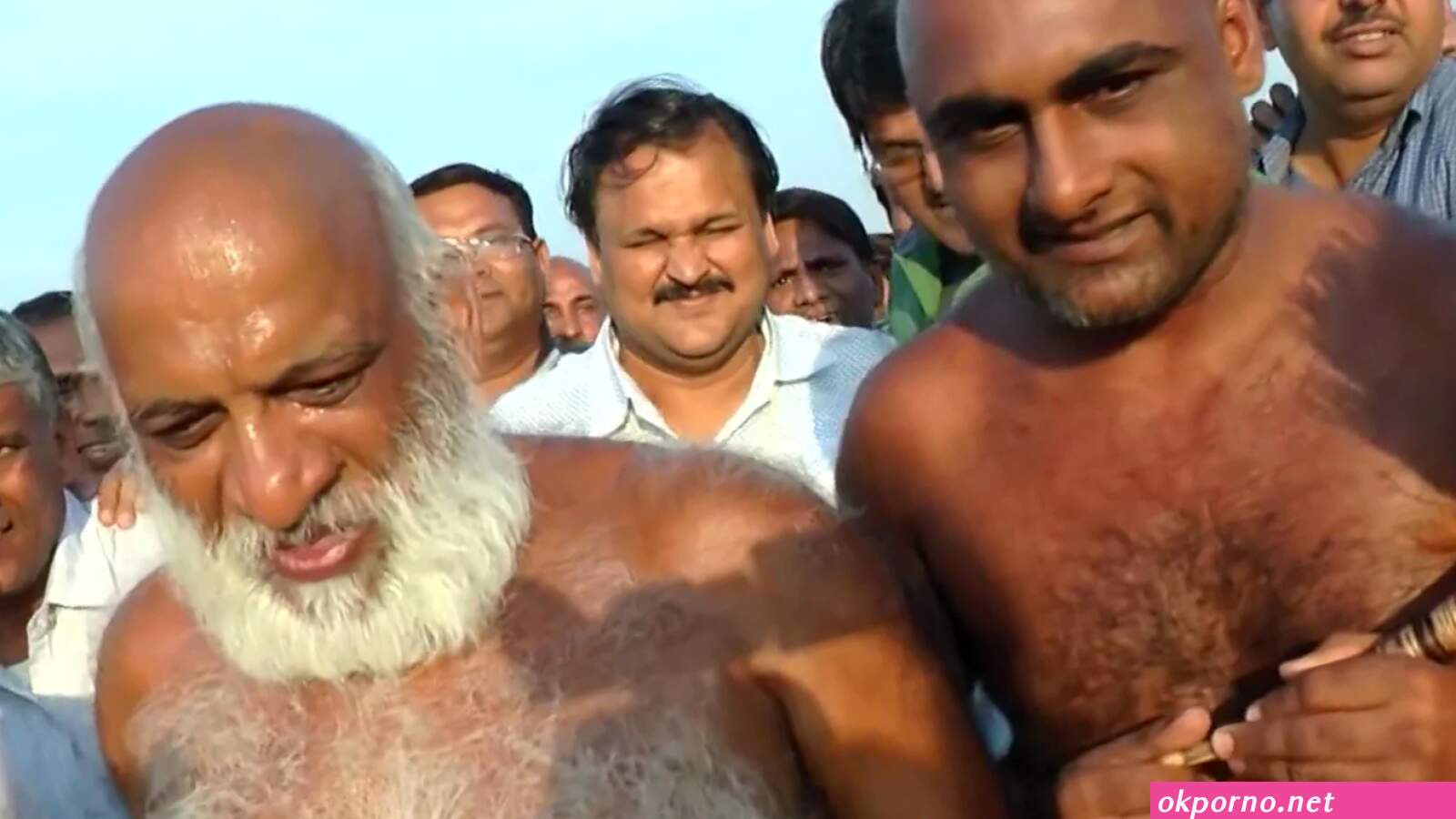 Naked jain monk