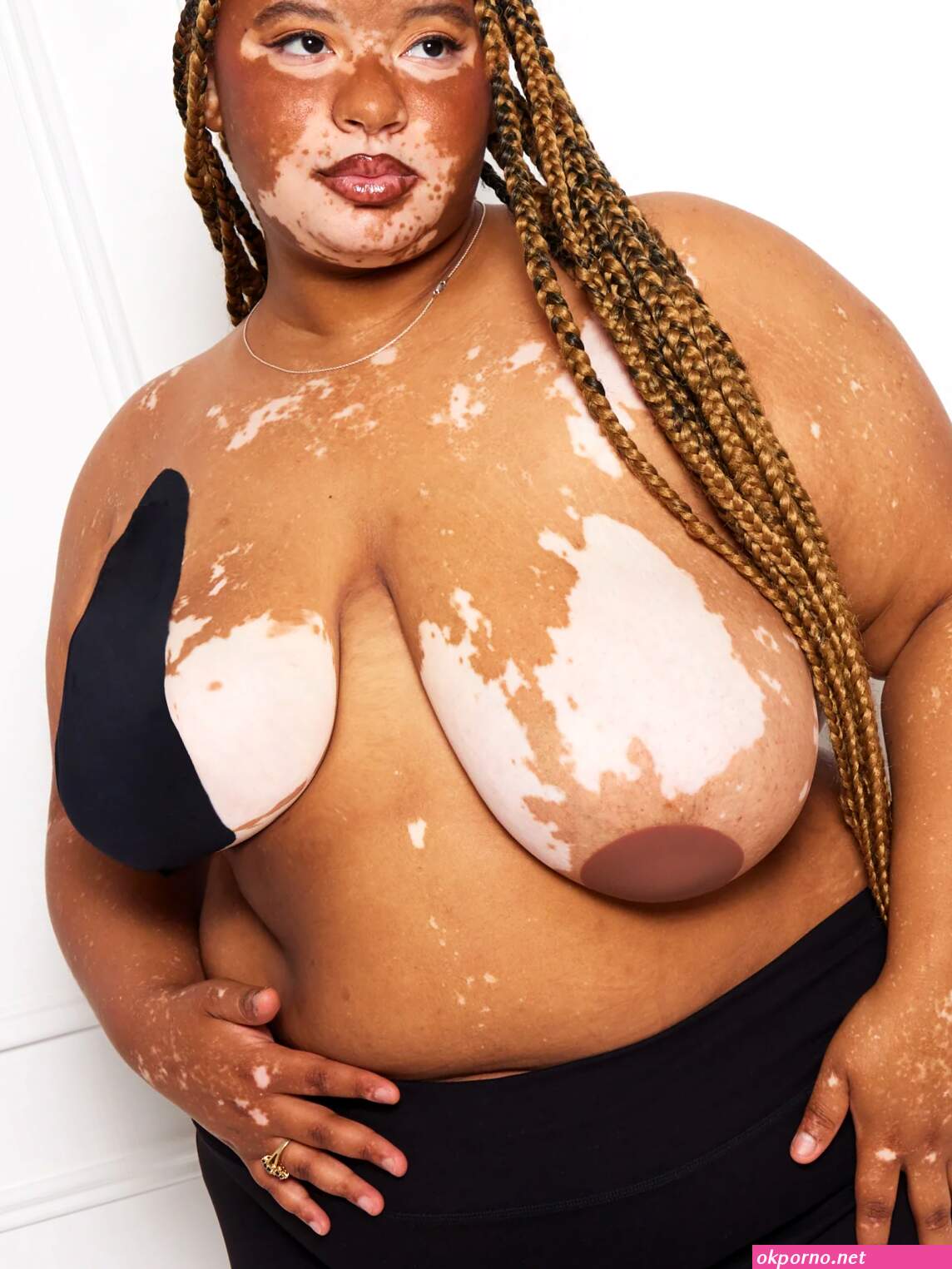Perky huge boobs