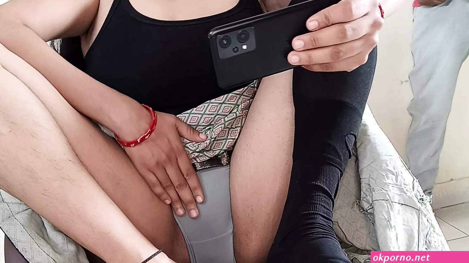 Fingering watching porn