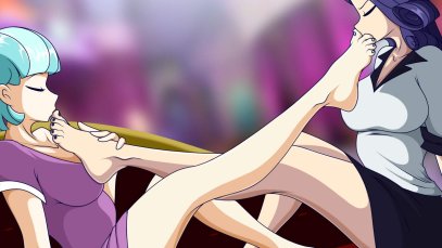 Foot licking lesbians