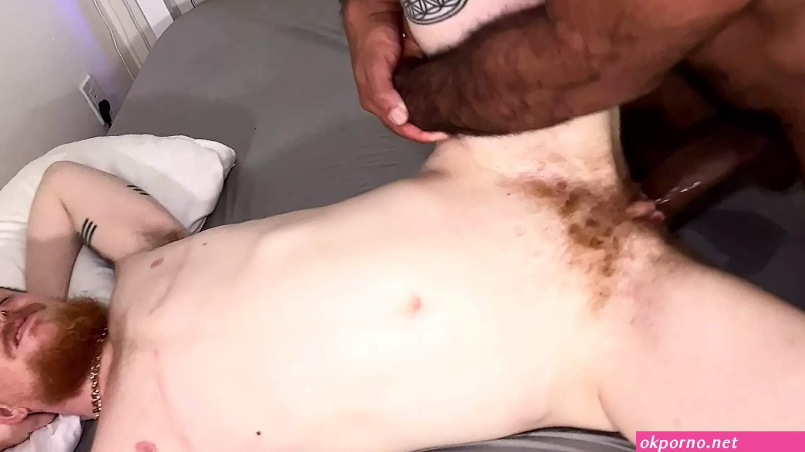 Shemale fucks hairy man