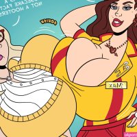 2 Big Bang Broke Girls Theory by Drawsputin on Newgrounds