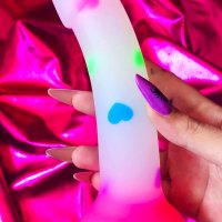 Candy Heart Confetti Dildo