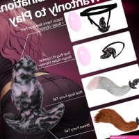 Tapn Anal YOCY Monster Tapn Vaginal con Cola de Zorro Sexy Consolador Vibrador Anal Masajeador de Prstata para Hombres Dispositivo de Coqueteo SM para Mujeres