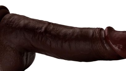 Cumming from dildo