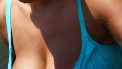 Sensual mom boobs