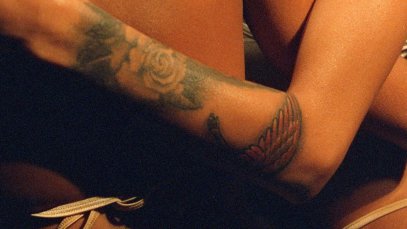 Sexy tattooed slut