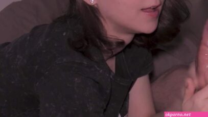 Cute blowjob pov